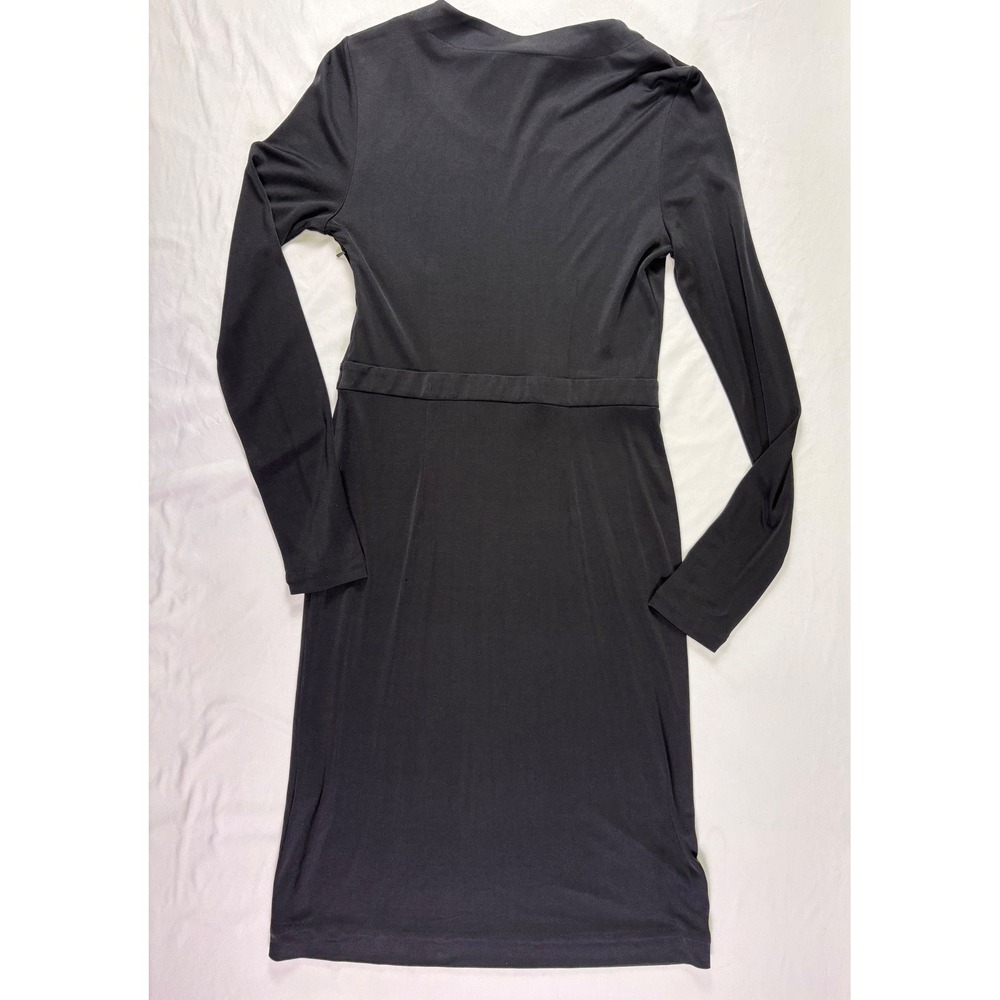 Tory Burch Silk Long Sleeve Dress S Embellished Removable Collar Necklace Event - Picture 11 of 11